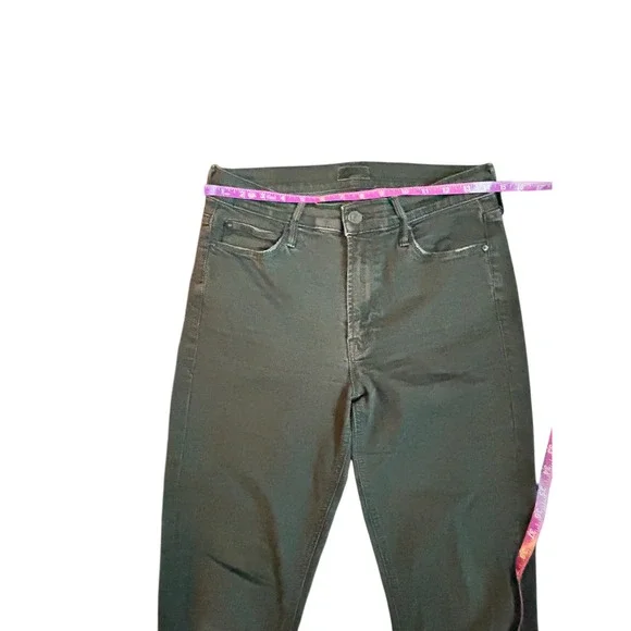 MOTHER The Mid Rise Dazzler Ankle Jeans Black Women's Size 27 Not Guilty - Picture 7 of 11